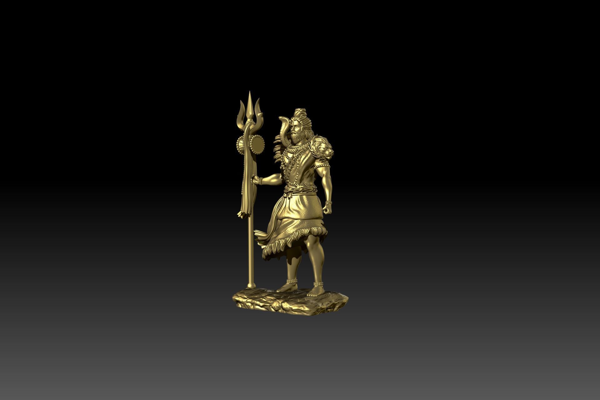 Lord Shiva 3d model for 3d printing 3D print model_1