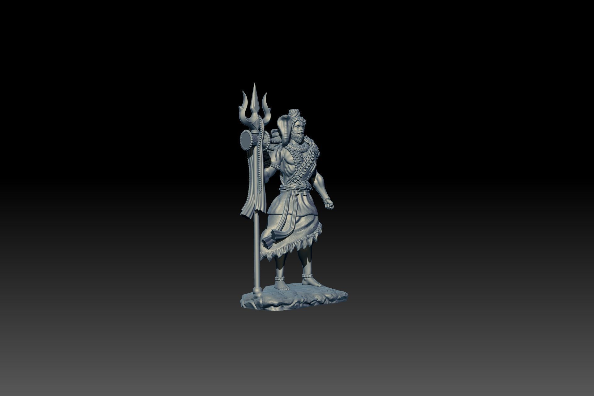 Lord Shiva 3d model for 3d printing 3D print model_4