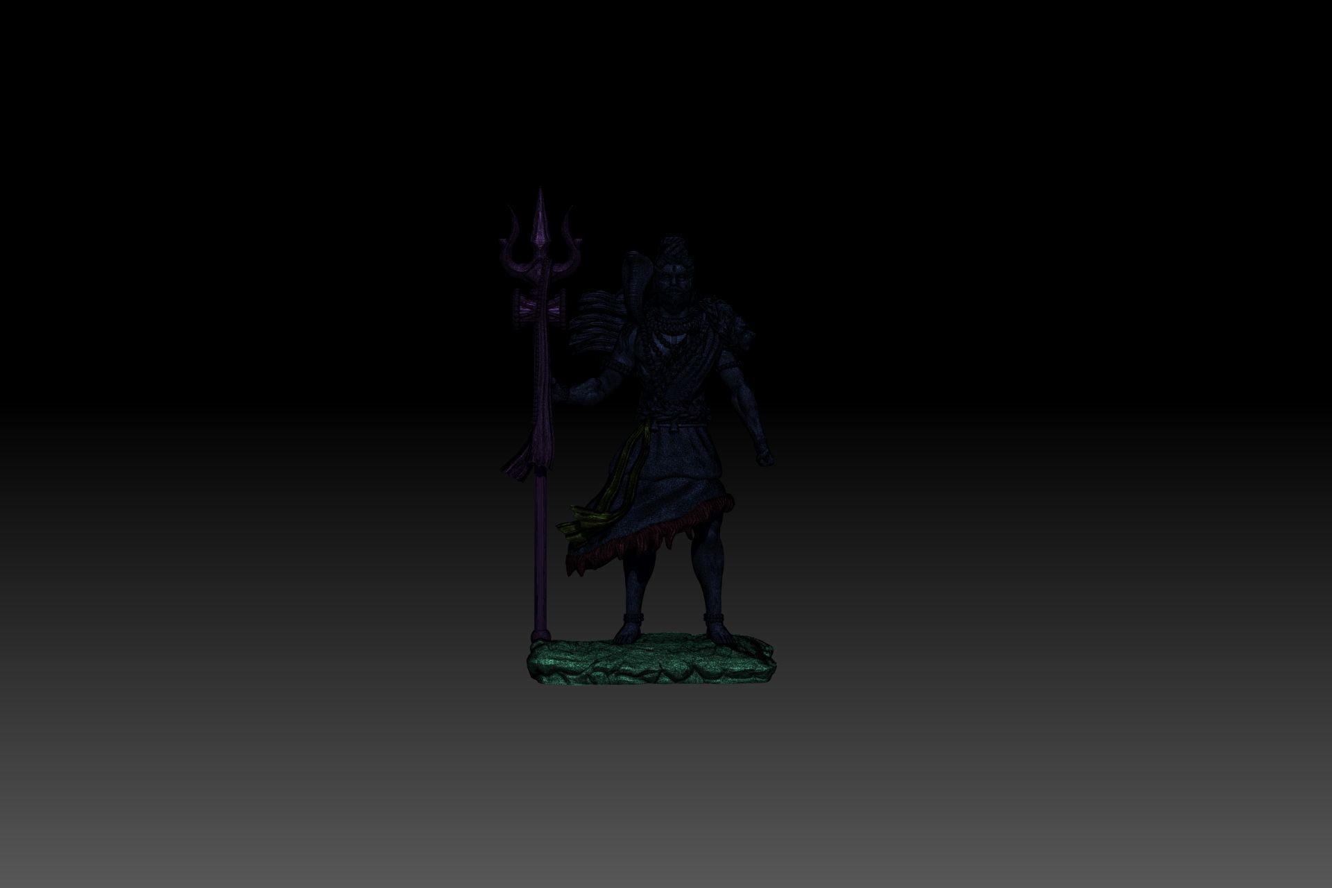 Lord Shiva 3d model for 3d printing 3D print model_6