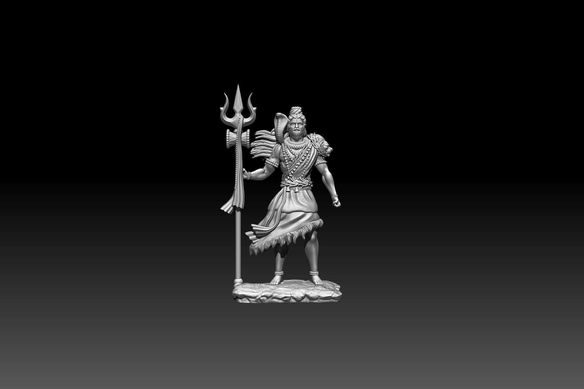 Lord Shiva 3d model for 3d printing 3D print model_5