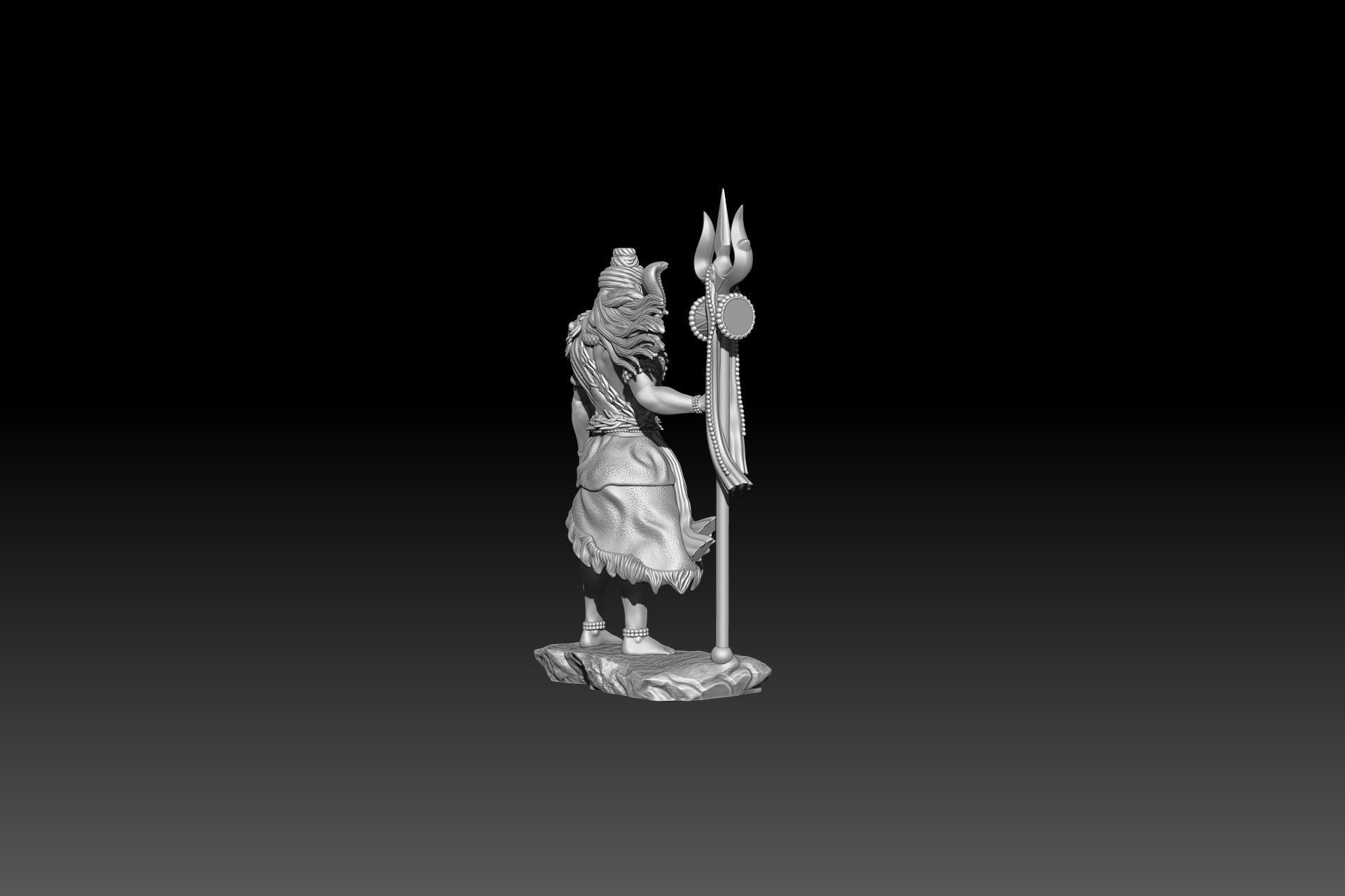 Lord Shiva 3d model for 3d printing 3D print model_3