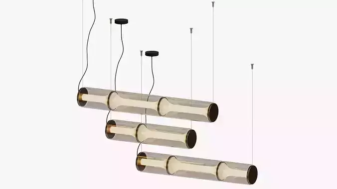 Lasvit Miles Pendant Lamps 3D model