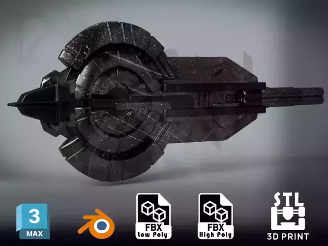Transformers Vector Shield - Game-Ready - 3D-Printable Low-poly 3D model