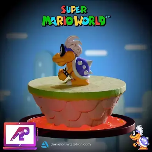 Iggy from Super Mario World 3D print model