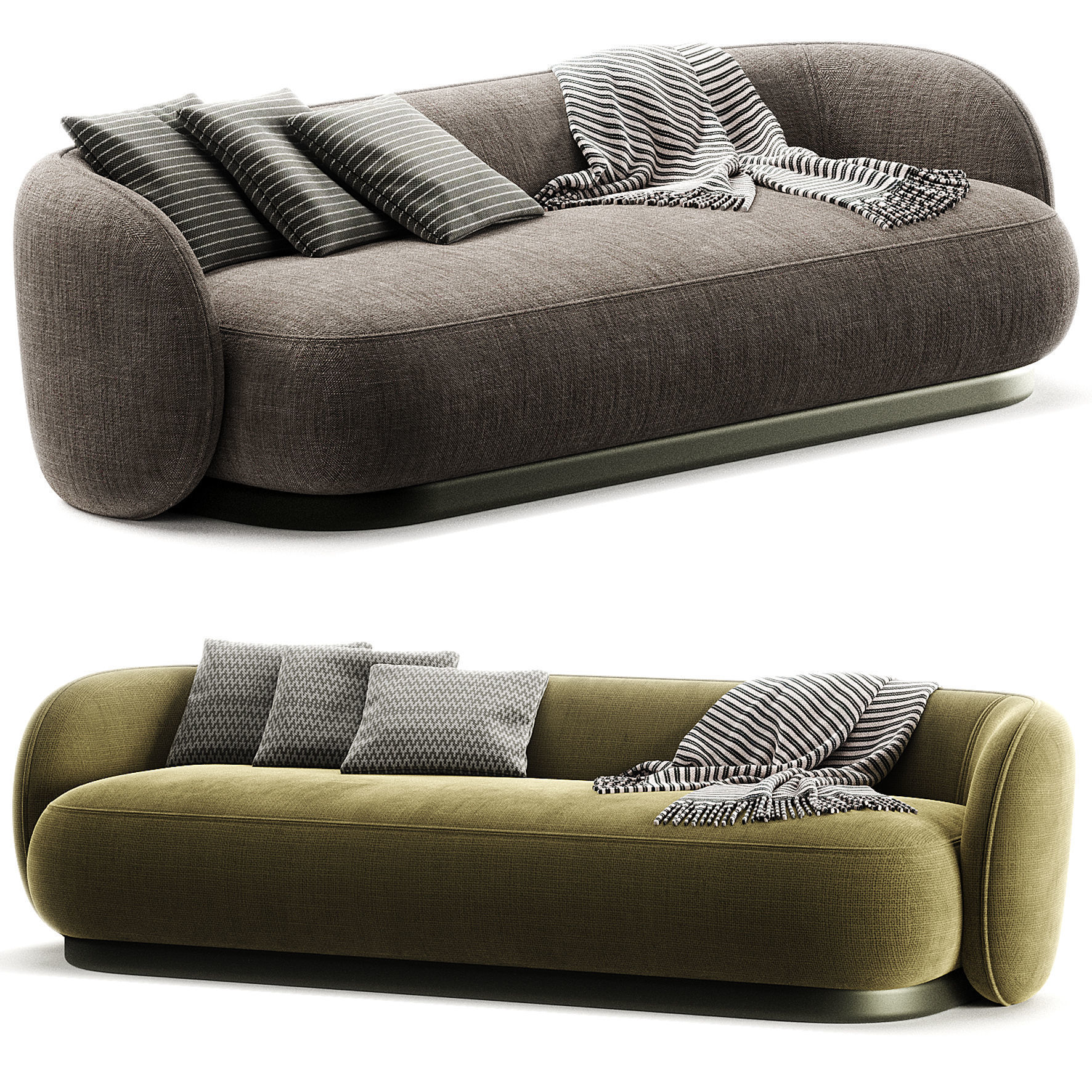 OMEGA Sofa S By Able 3D model_5