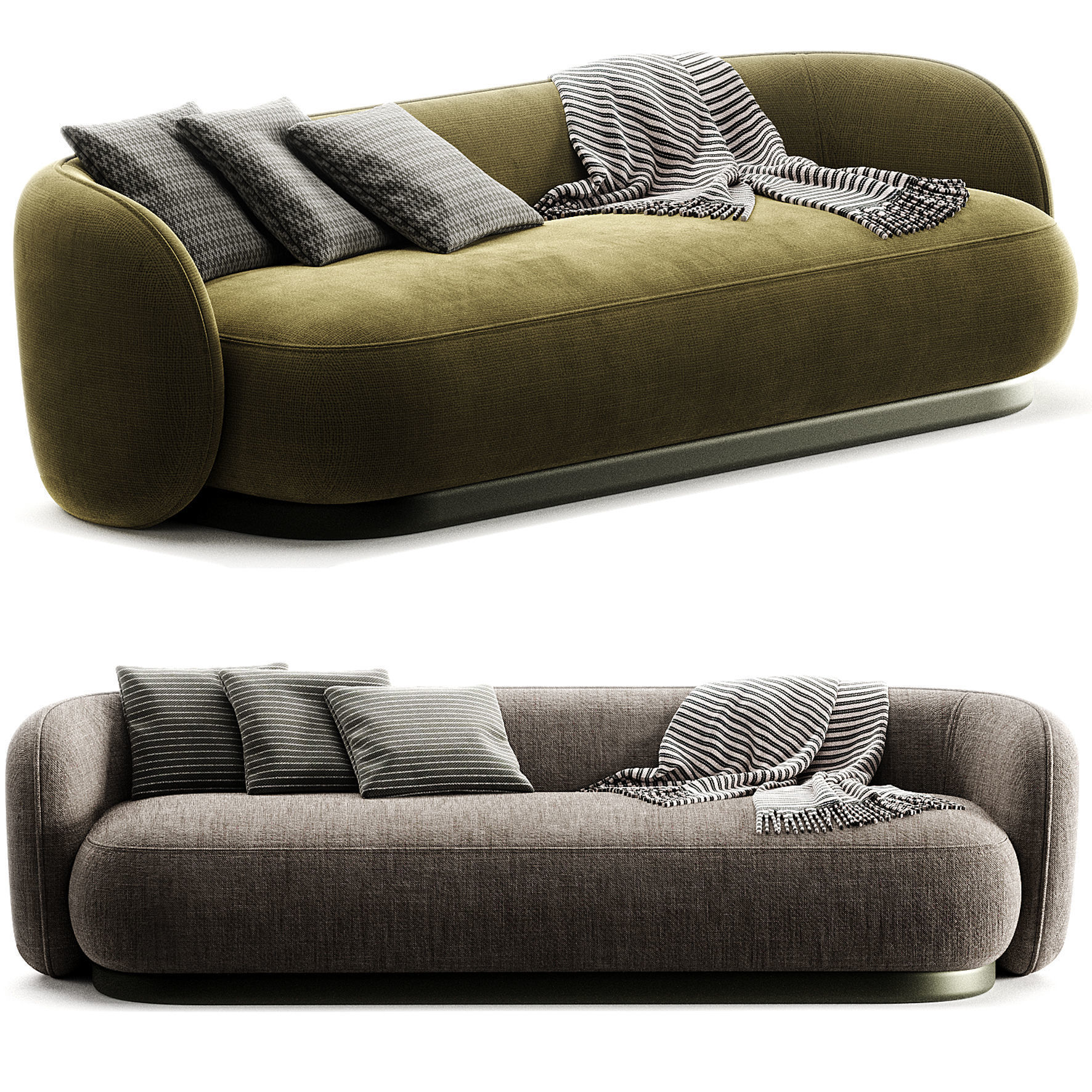 OMEGA Sofa S By Able 3D model_4