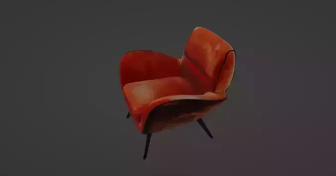 Elegant Mid-Century Modern Armchair