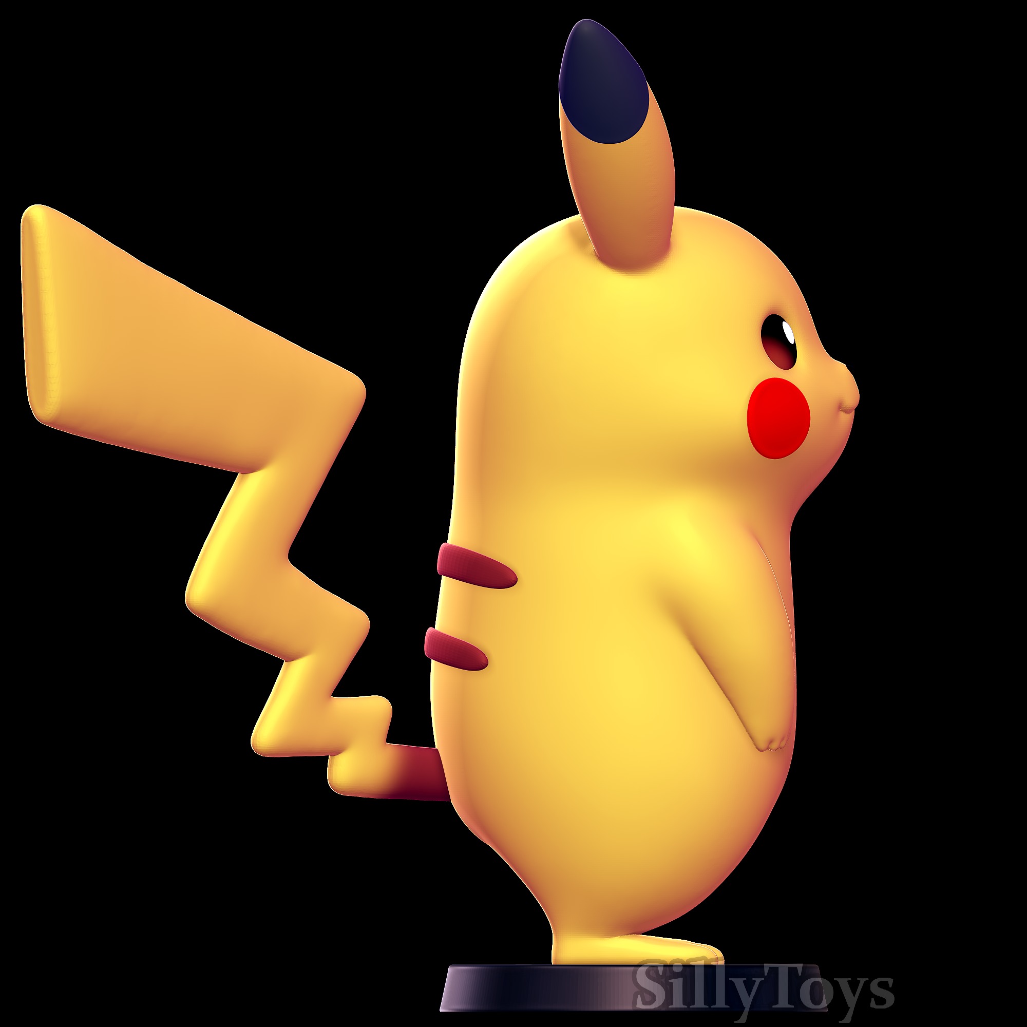 Pikachu - Pokemon Free 3D print model_1