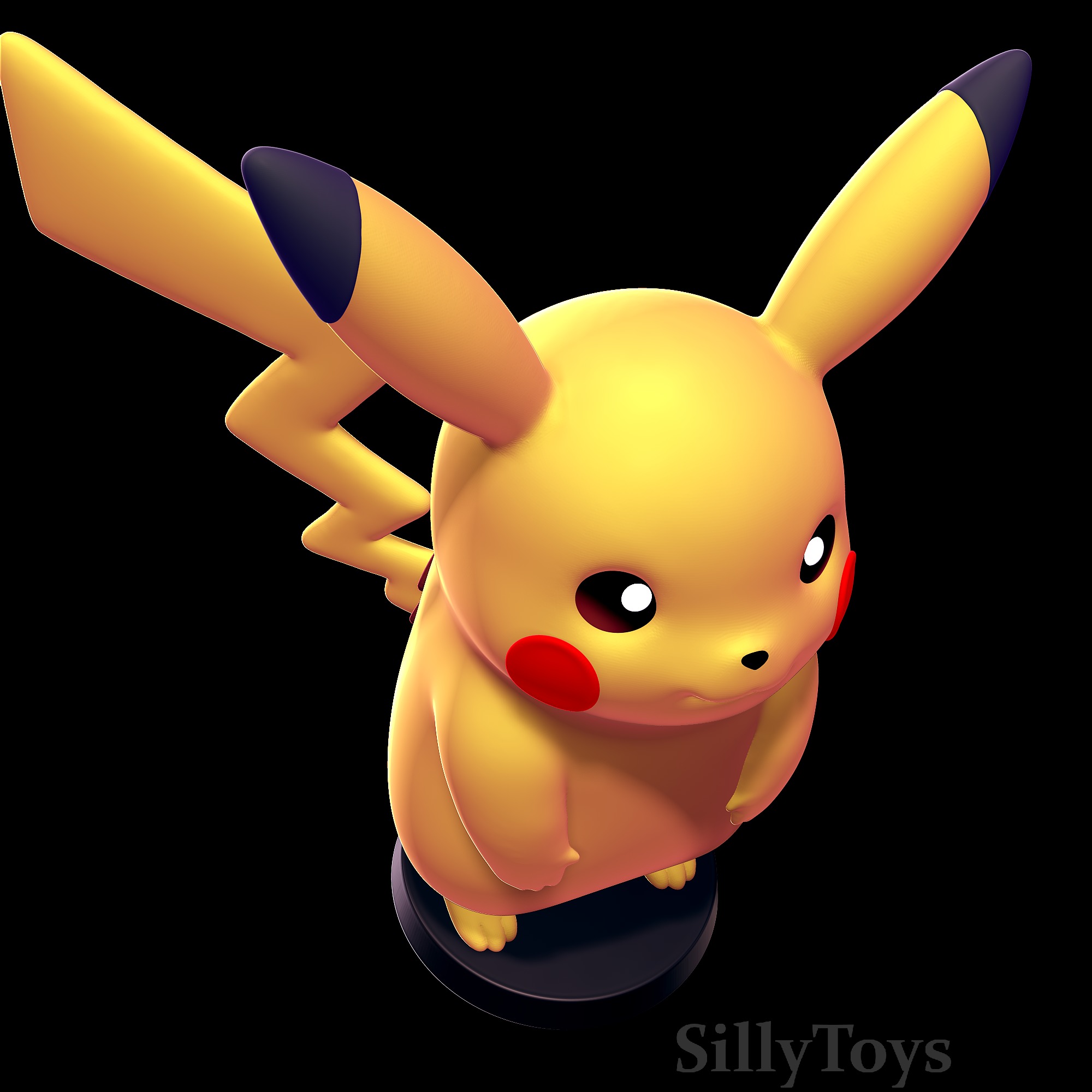 Pikachu - Pokemon Free 3D print model_3