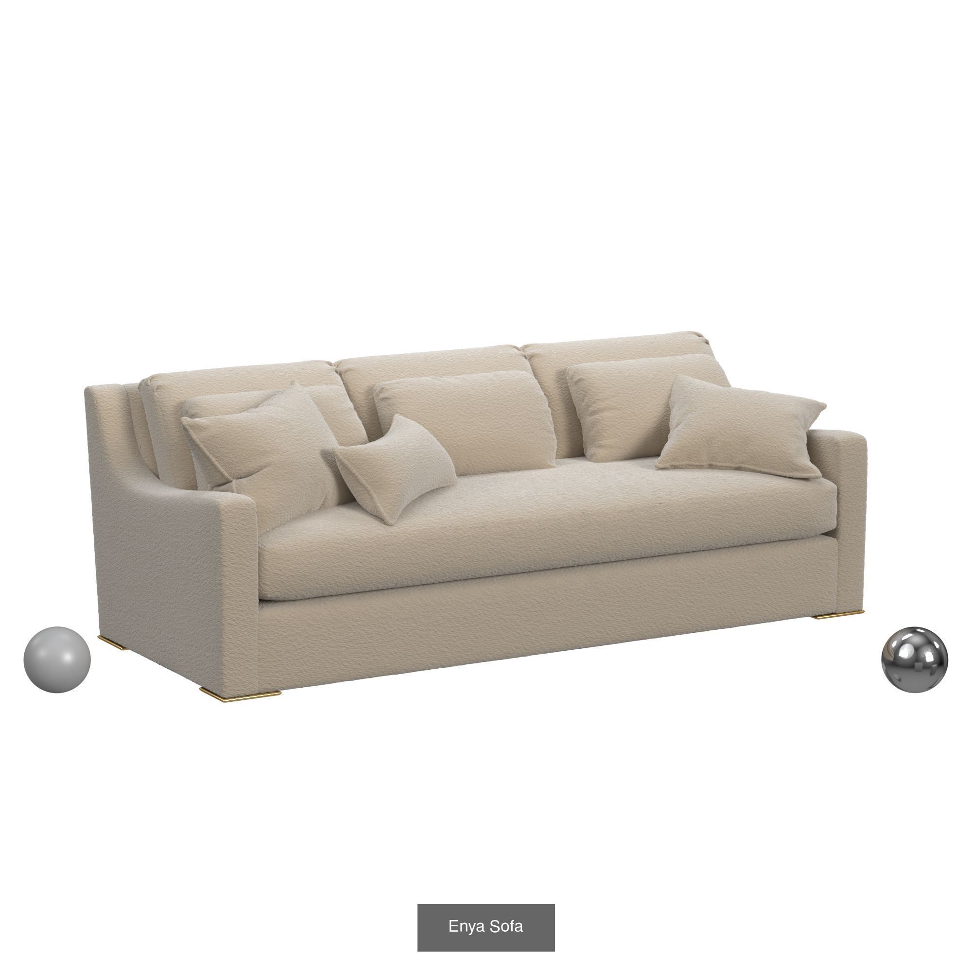 Ultimate Sofa Collection - 256 Model - High and Low Poly _107