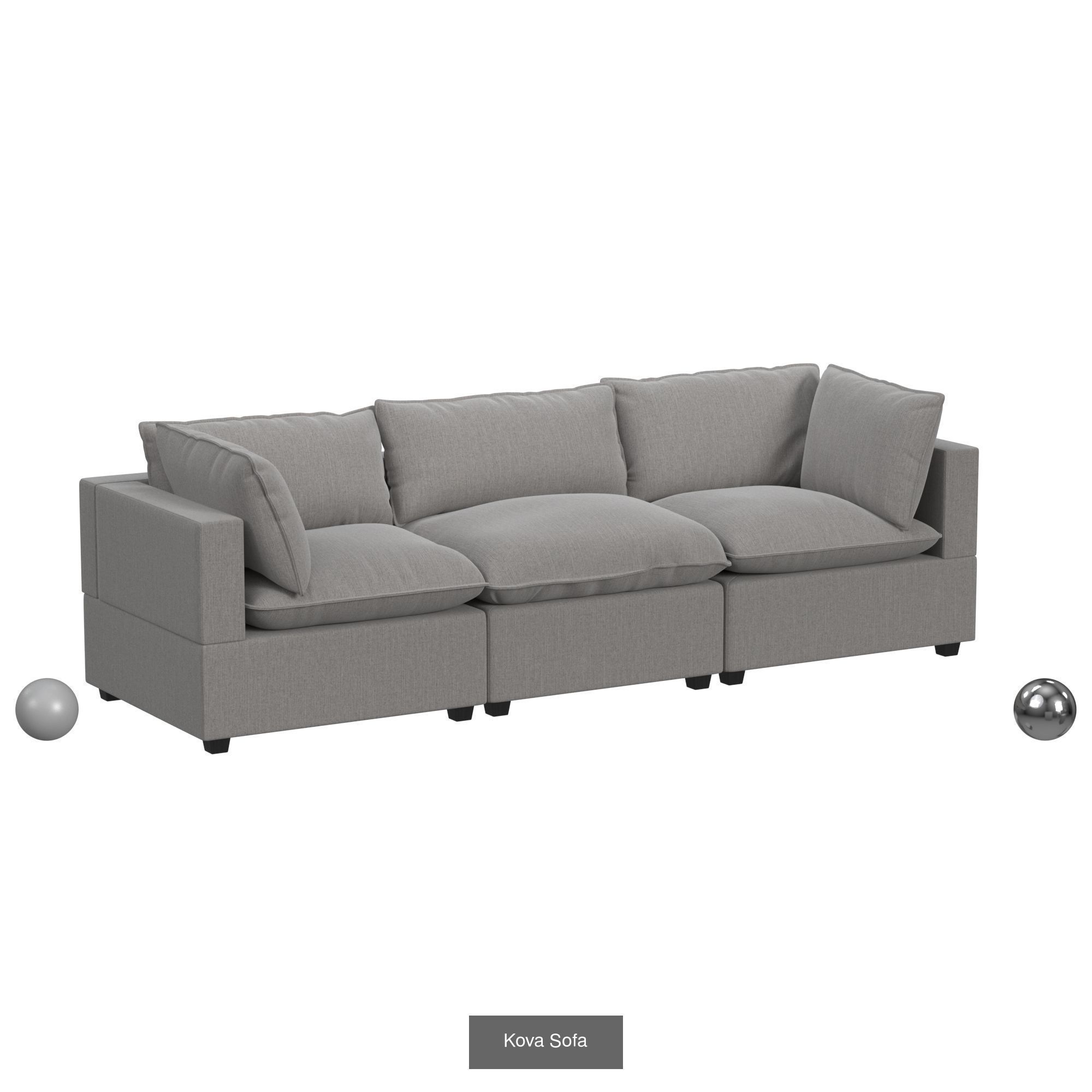 Ultimate Sofa Collection - 256 Model - High and Low Poly _128