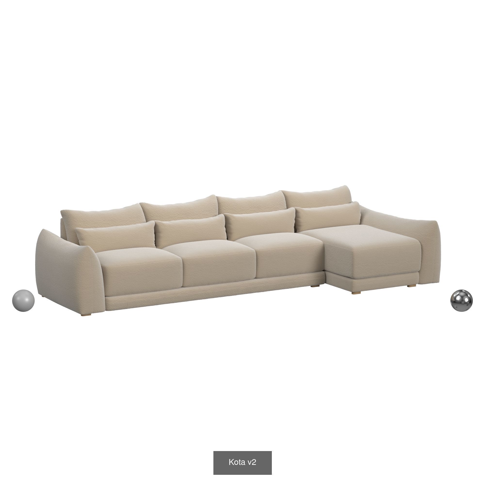 Ultimate Sofa Collection - 256 Model - High and Low Poly _210