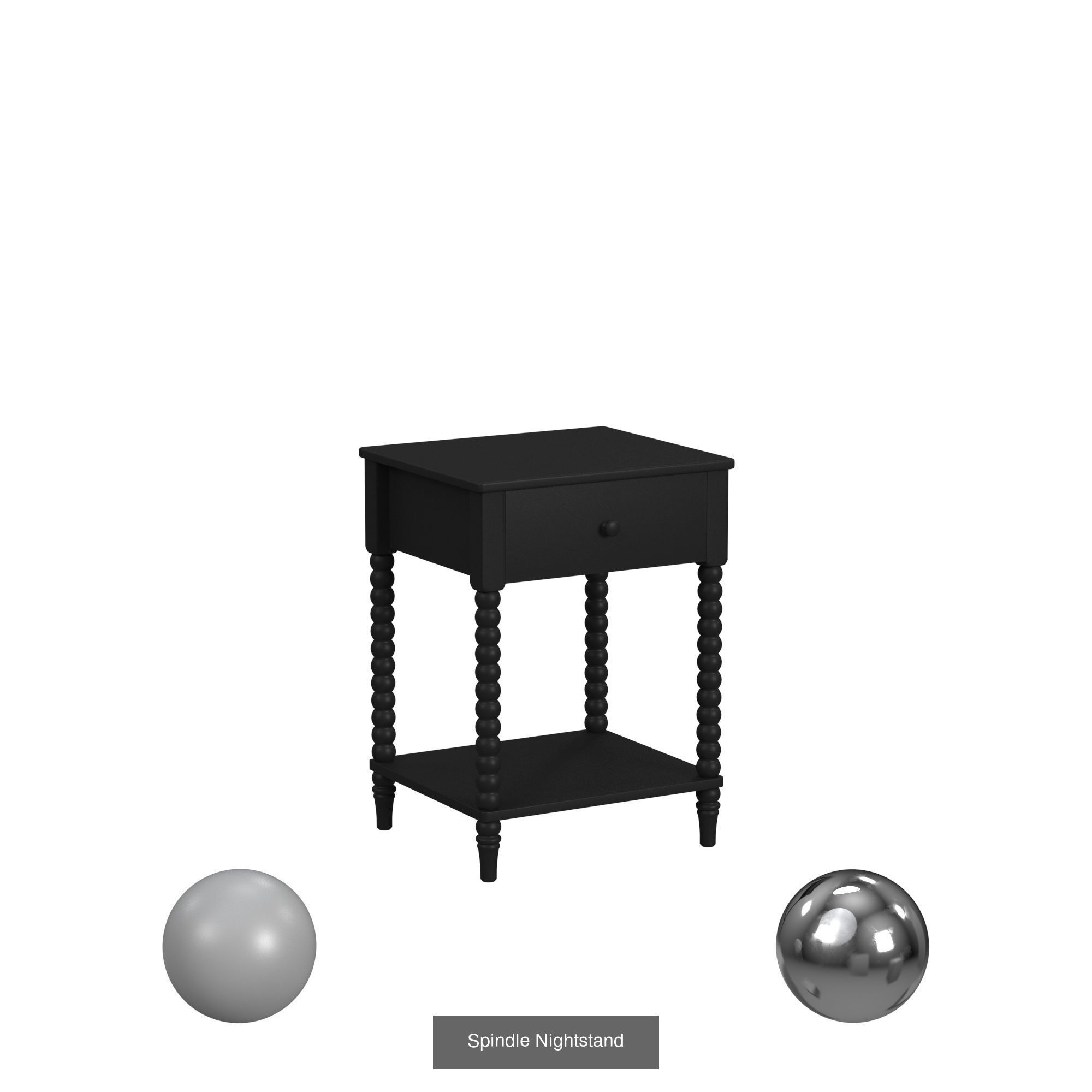 Ultimate Nightstand Collection - 56 Model - High and Low Poly _55
