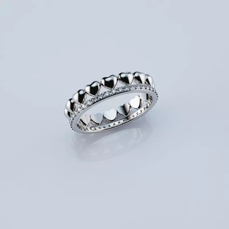 Ring Euphoria 18mm 3D print model_0