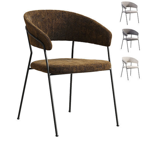 Julia Dining Chair Low-poly 3D model