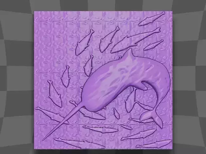 The strong Narwhal for CNC 3D print model