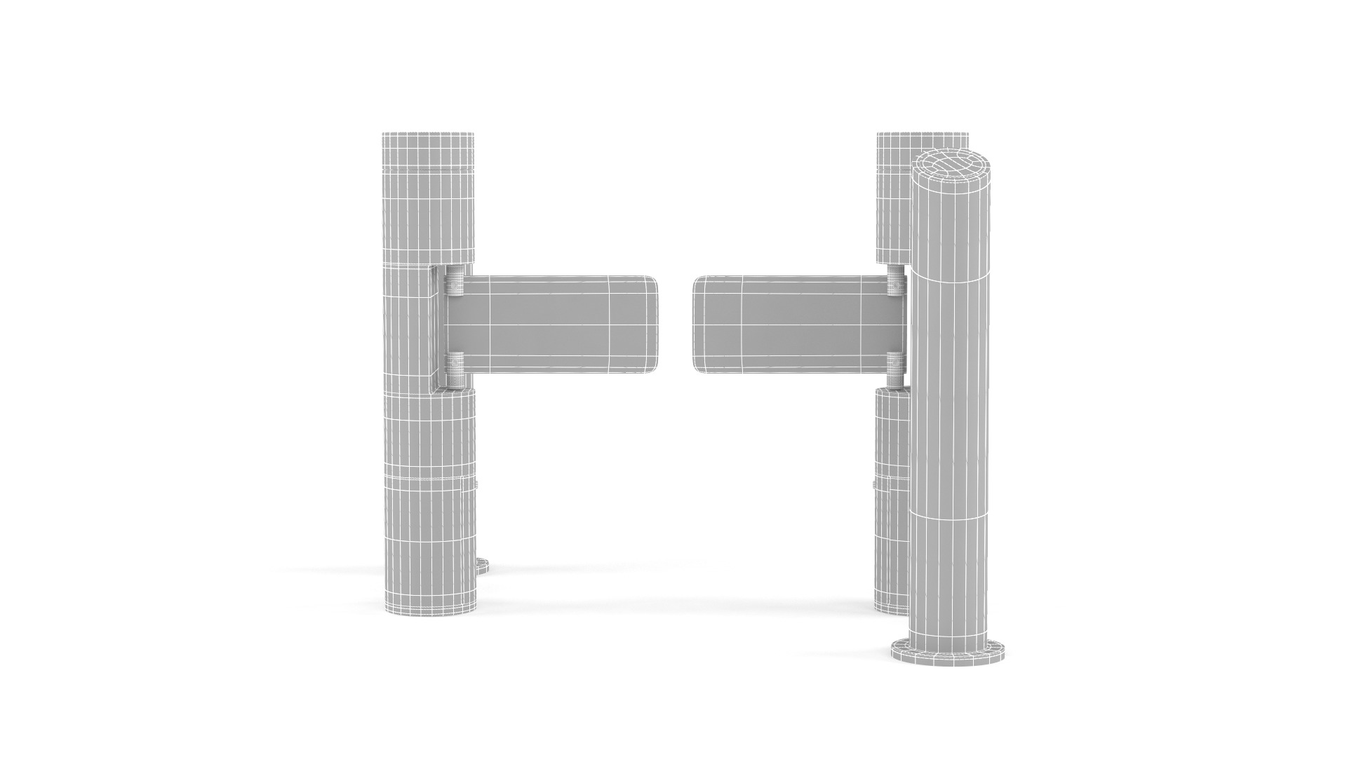 Turnstile Gate 3D model_7