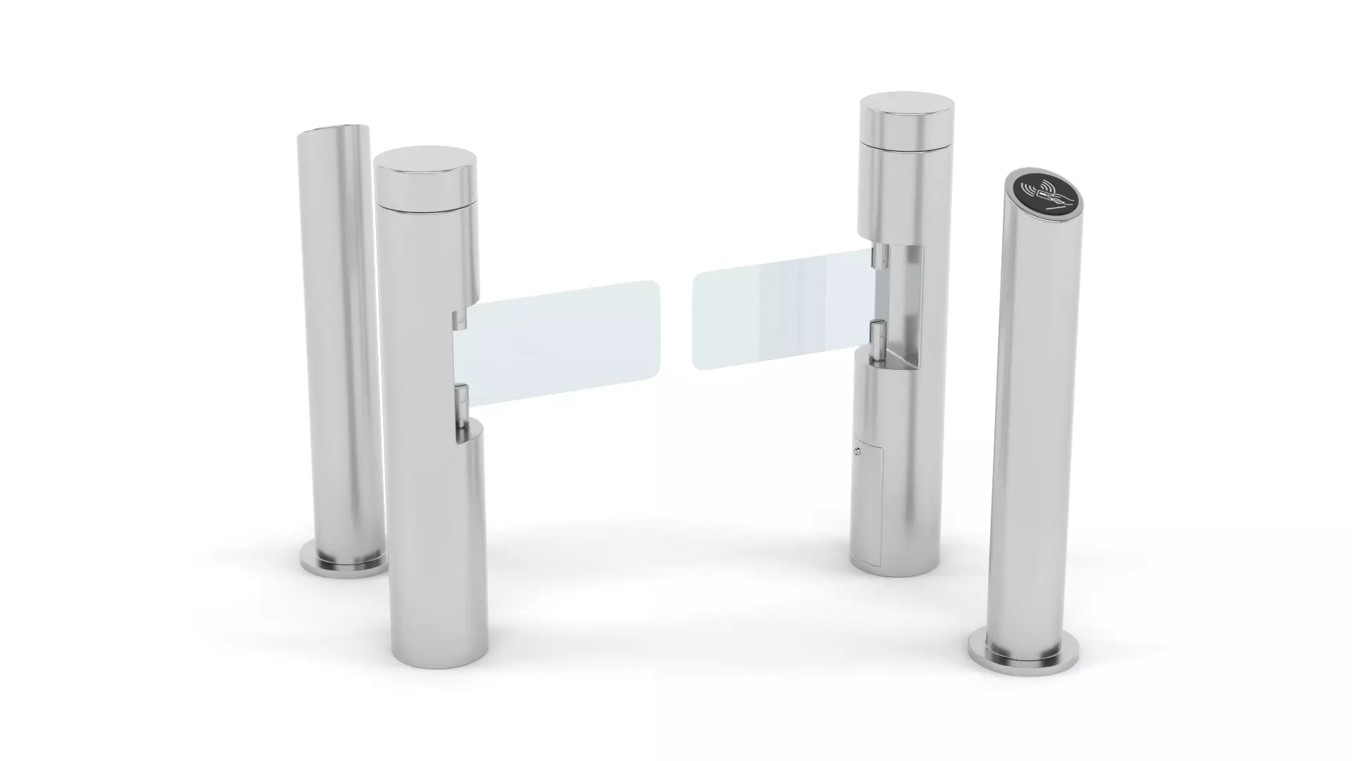 Turnstile Gate 3D model_0