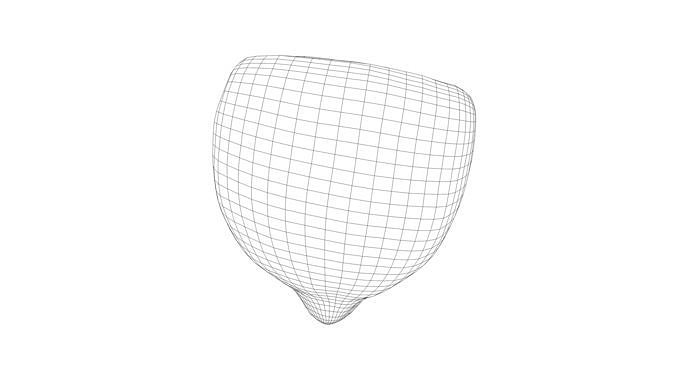 Photorealistic 3D scan of half a Lemon Low-poly 3D model 4