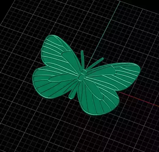 Butterfly Flying 3D print model