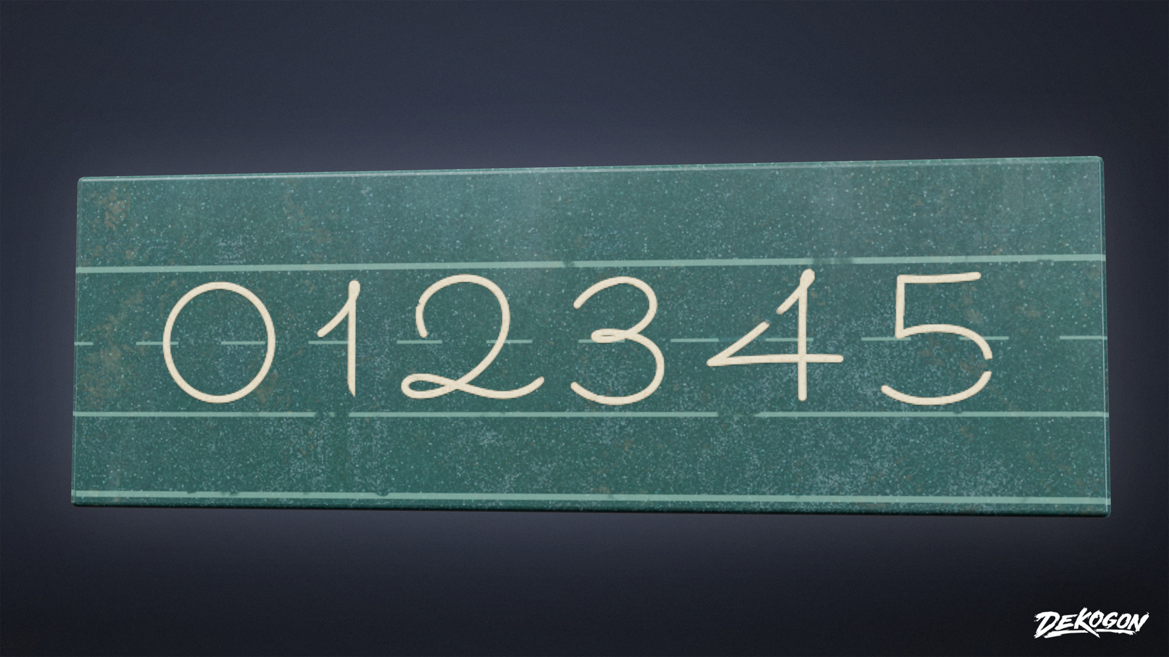 SCHOOL - School Decor 01 - LOW POLY AND NANITE Low-poly 3D model_5