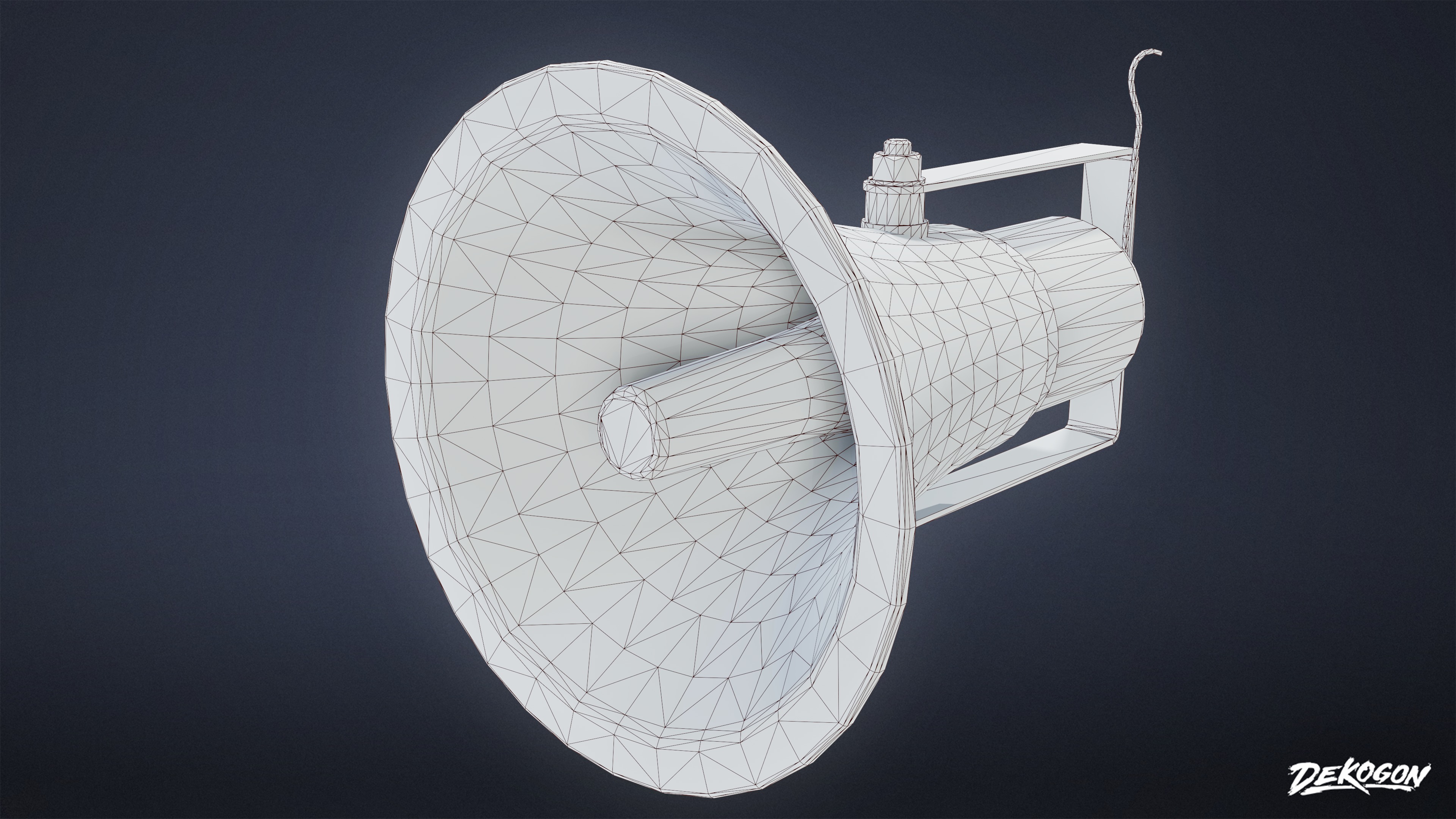 SCHOOL - School Decor 01 - LOW POLY AND NANITE Low-poly 3D model_7