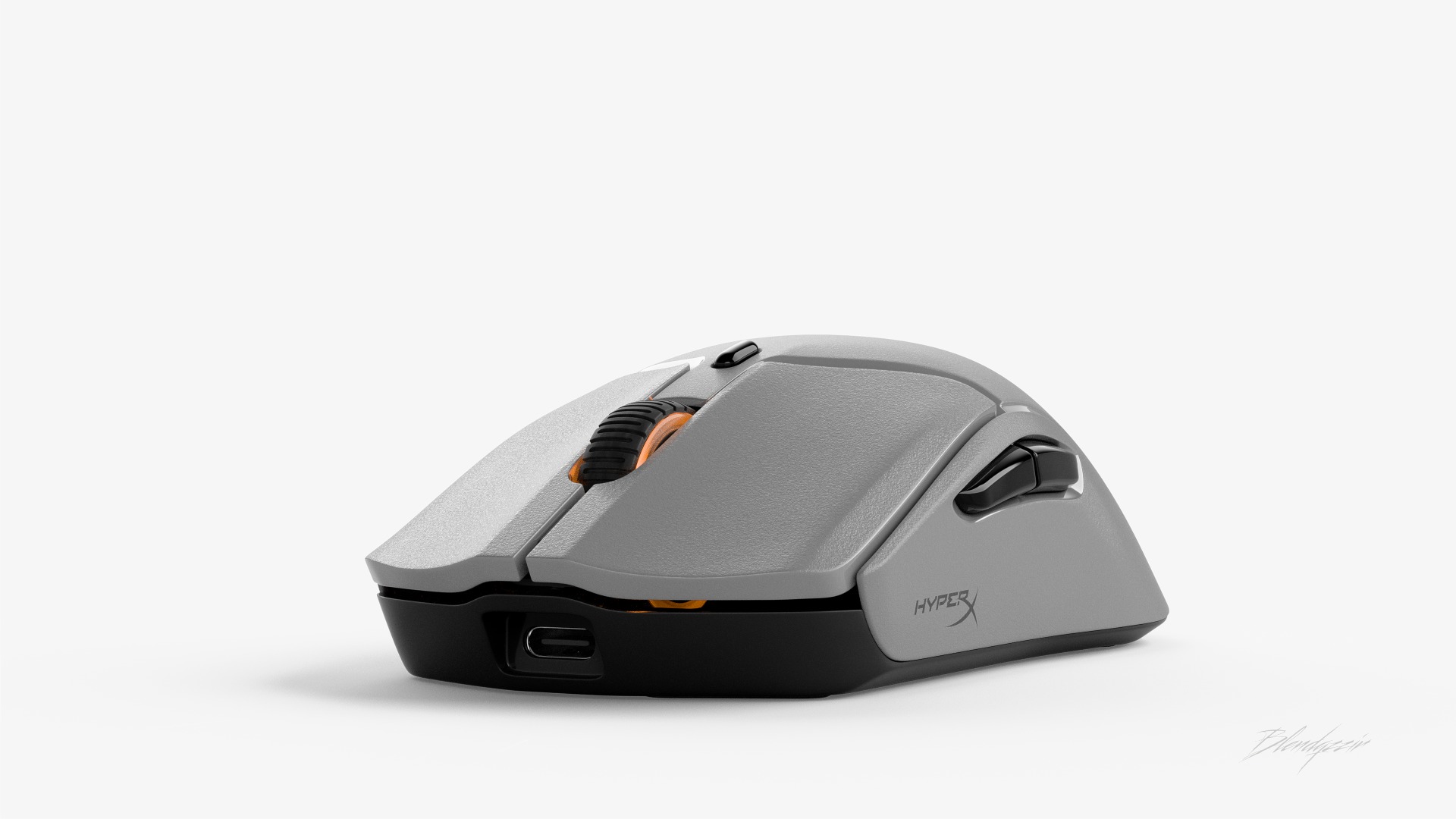 HYPERX PULSEFIRE HASTE TWO PRO FOUR K WIRELESS MOUSE 3D model_2