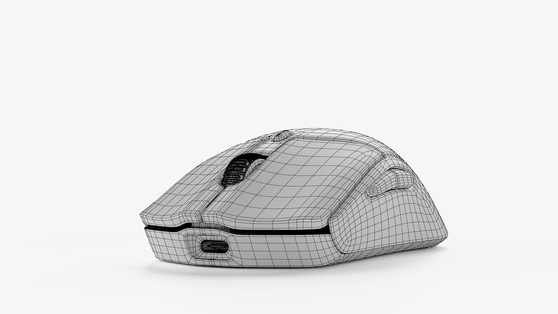 HYPERX PULSEFIRE HASTE TWO PRO FOUR K WIRELESS MOUSE 3D model_12