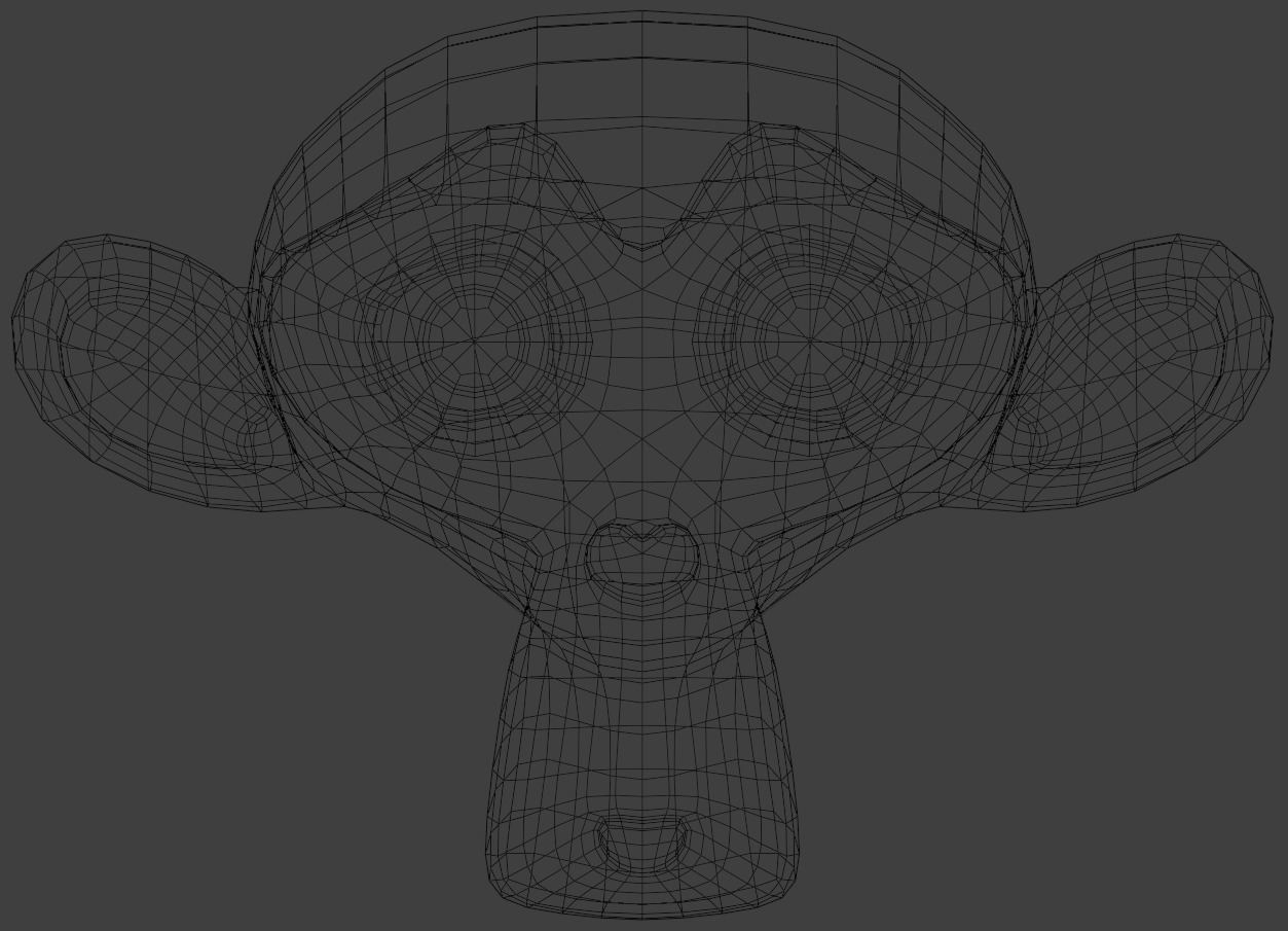 Blue Stylized Wireframe Material 3D model_1