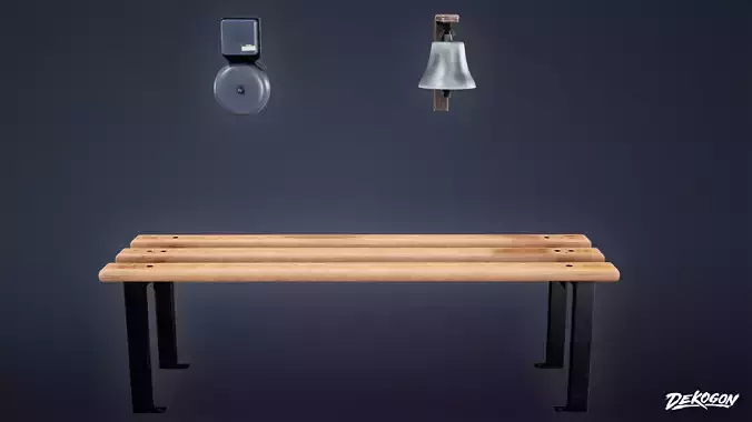 SCHOOL - School Set 12 - LOW POLY AND NANITE