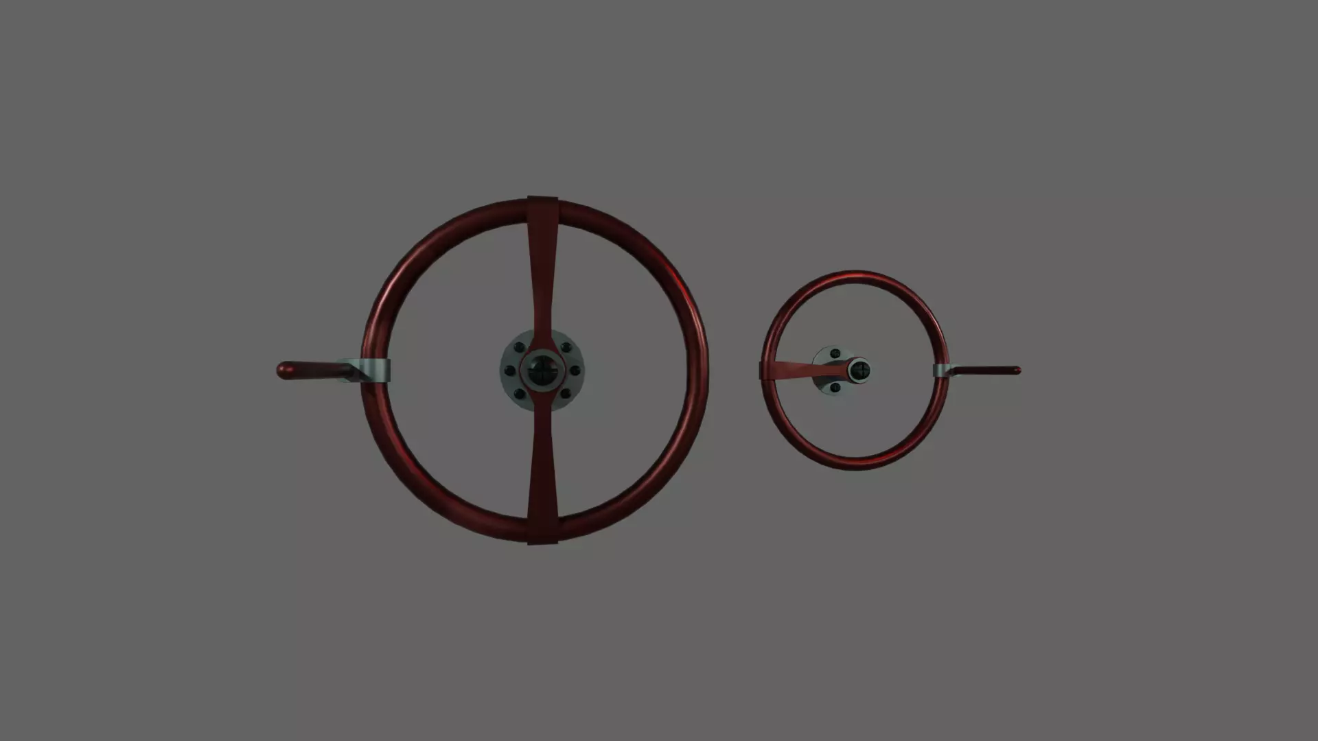 STEAMPUNK TURNWHEELS 2 PACK - RogueFilmProduction Low-poly 3D model