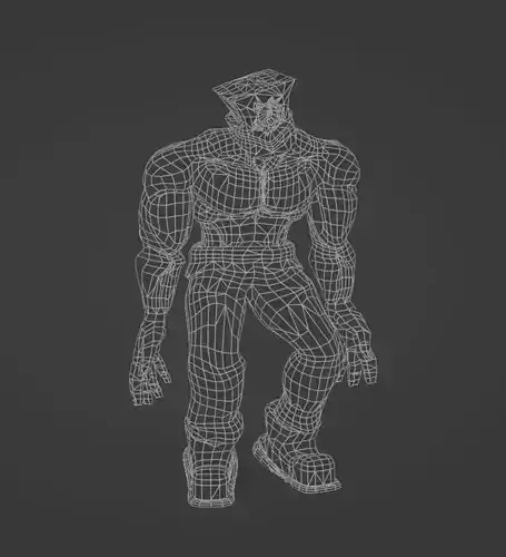 Bagged Creature Low-poly 3D model