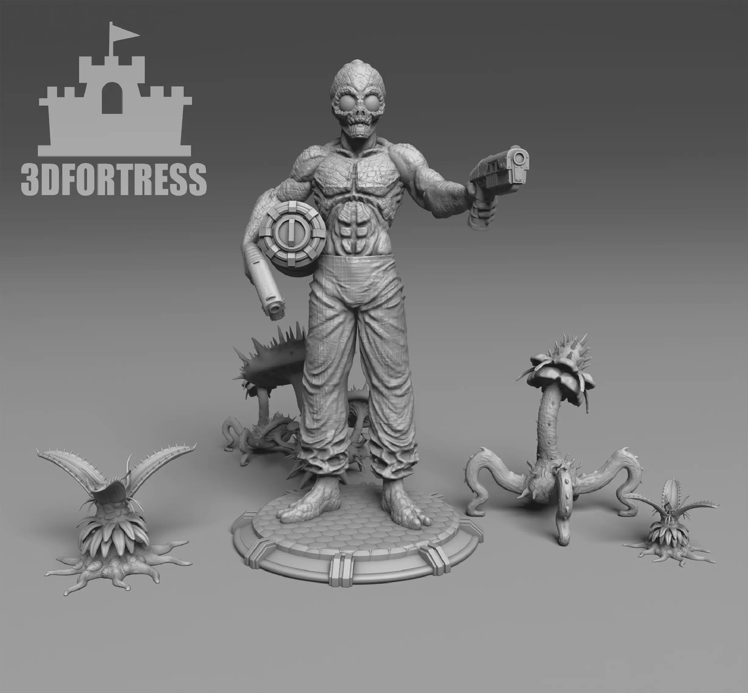 Alien Thief 3D print model