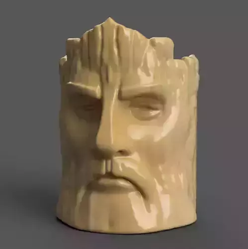 Tree Face Planter  STL for Vase Urn Candy Dish