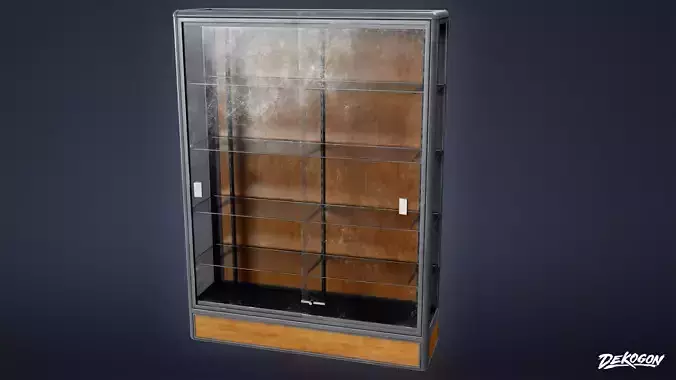 SCHOOL - Trophy Case 01 - LOW POLY AND NANITE