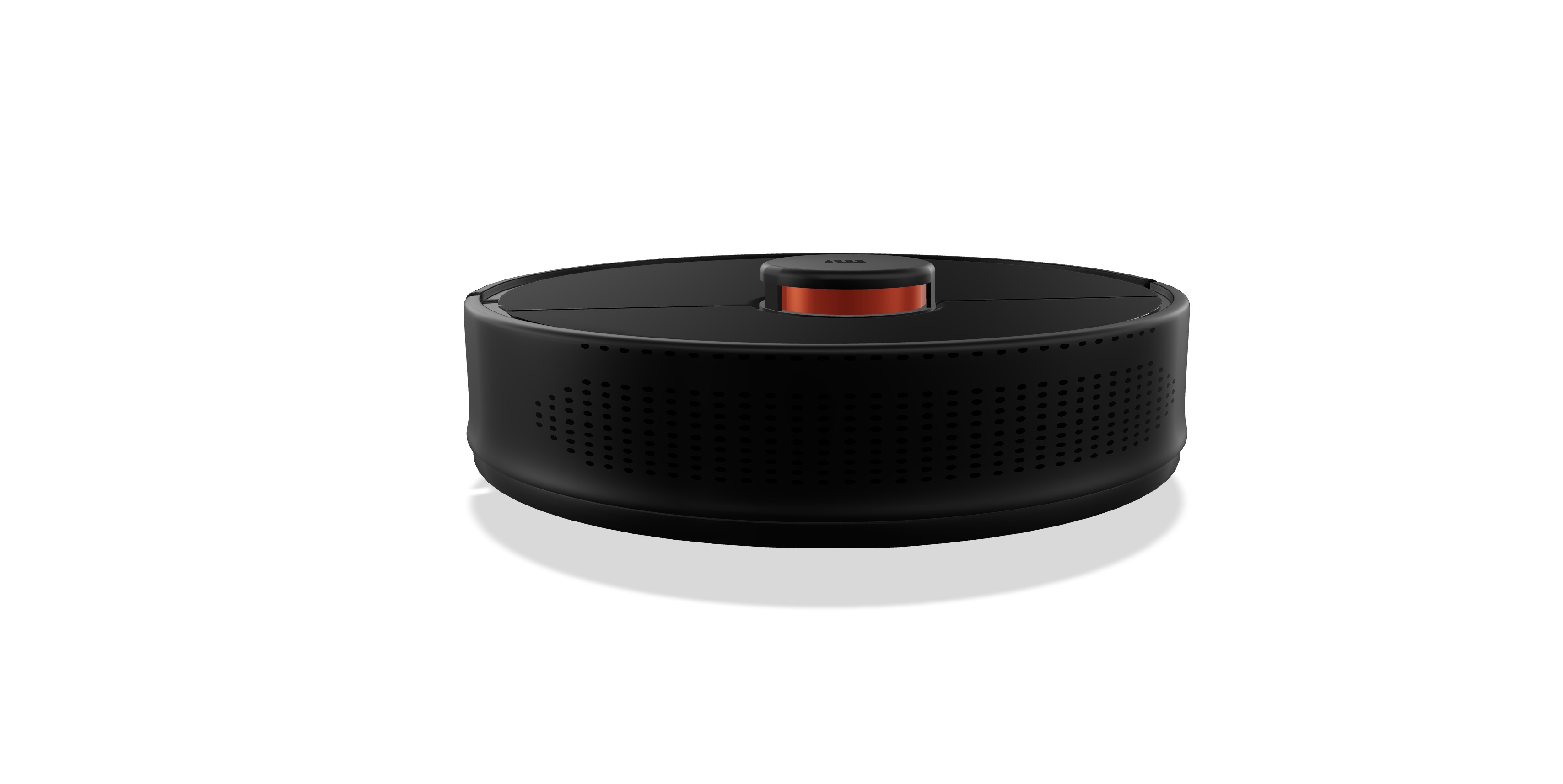 Robotic Vacuum Low-poly 3D model_4