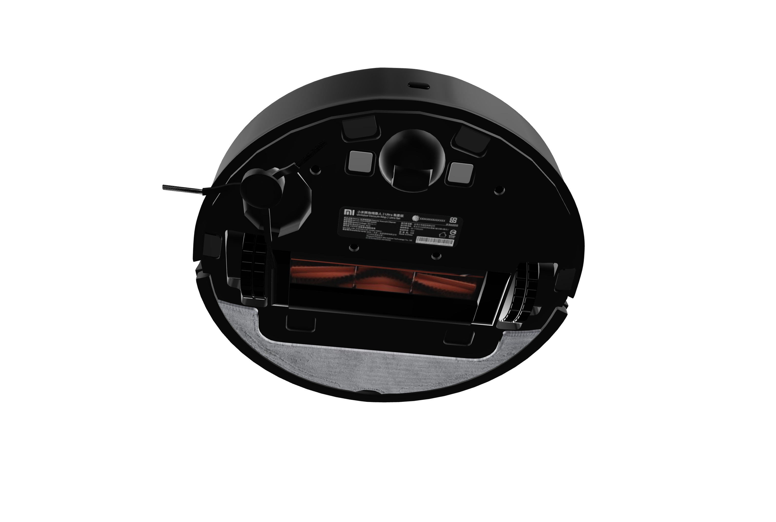Robotic Vacuum Low-poly 3D model_3