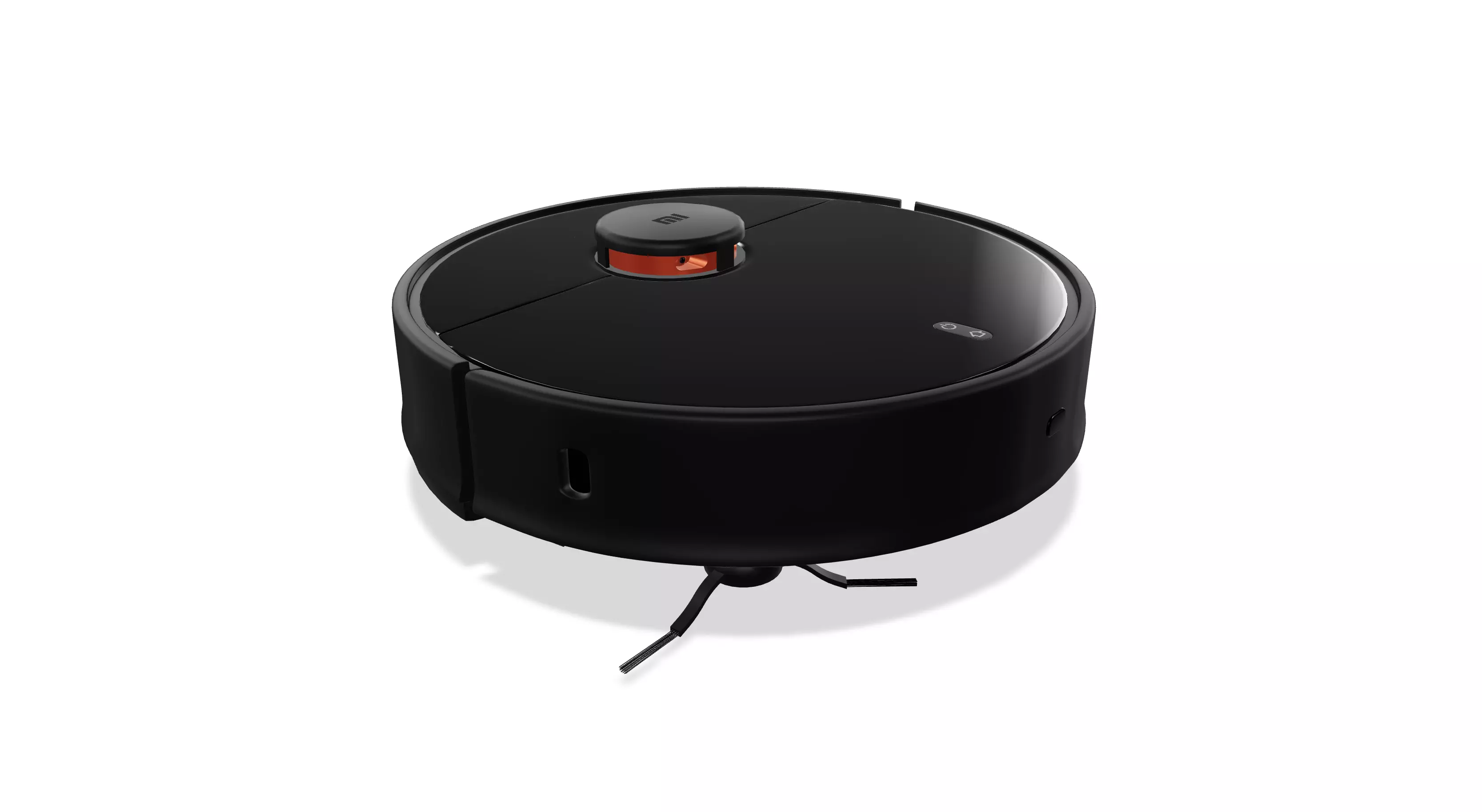 Robotic Vacuum Low-poly 3D model_0