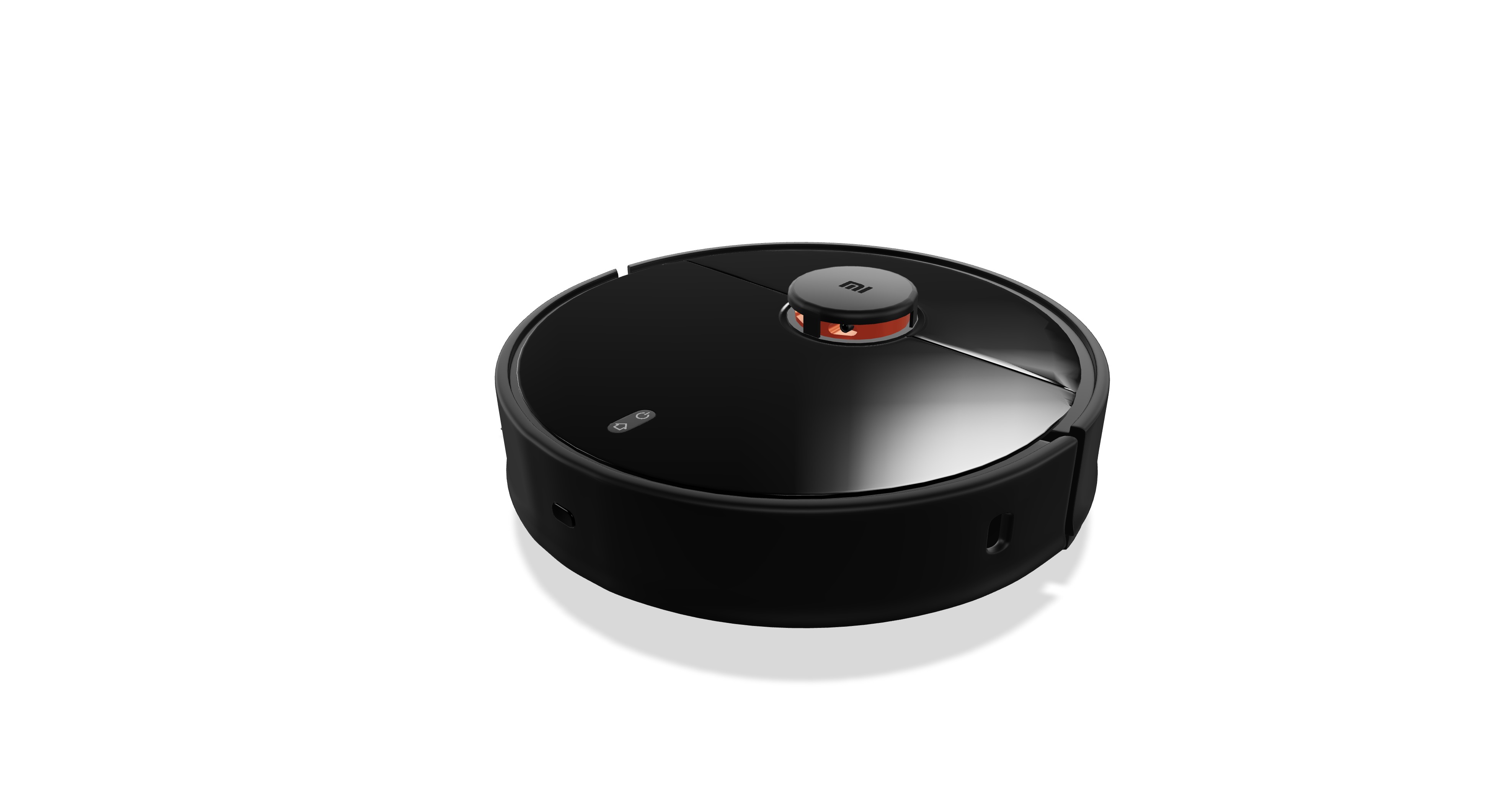 Robotic Vacuum Low-poly 3D model_1