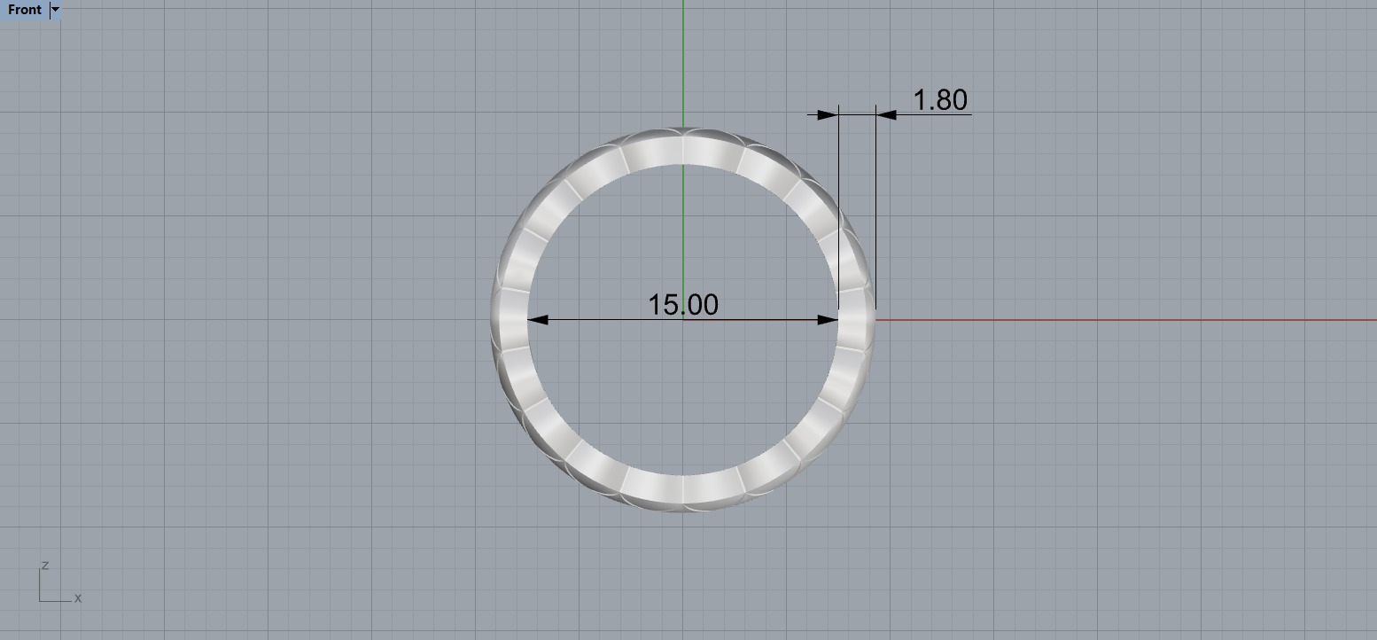  Coco Crush mini ring 15 Size N214 3D print model_7