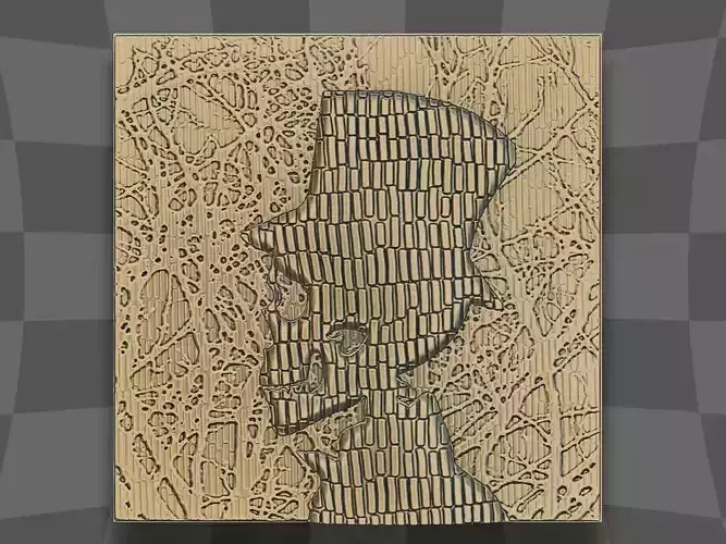 the skull gentle man design