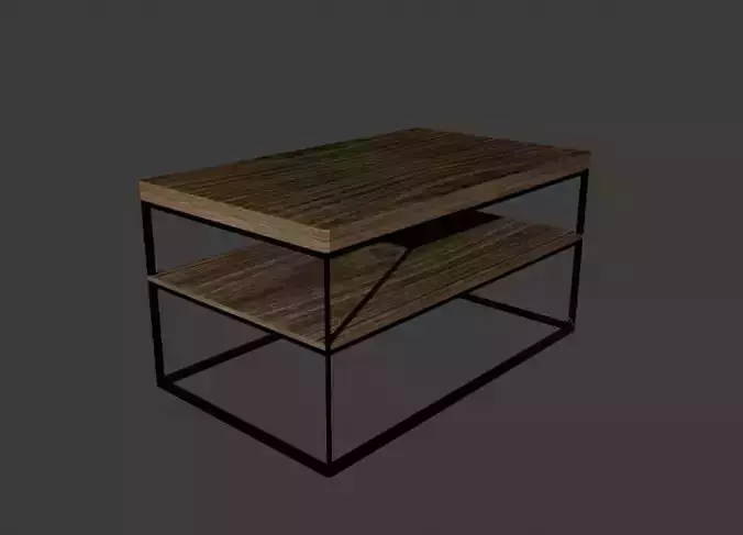 Wooden living room table