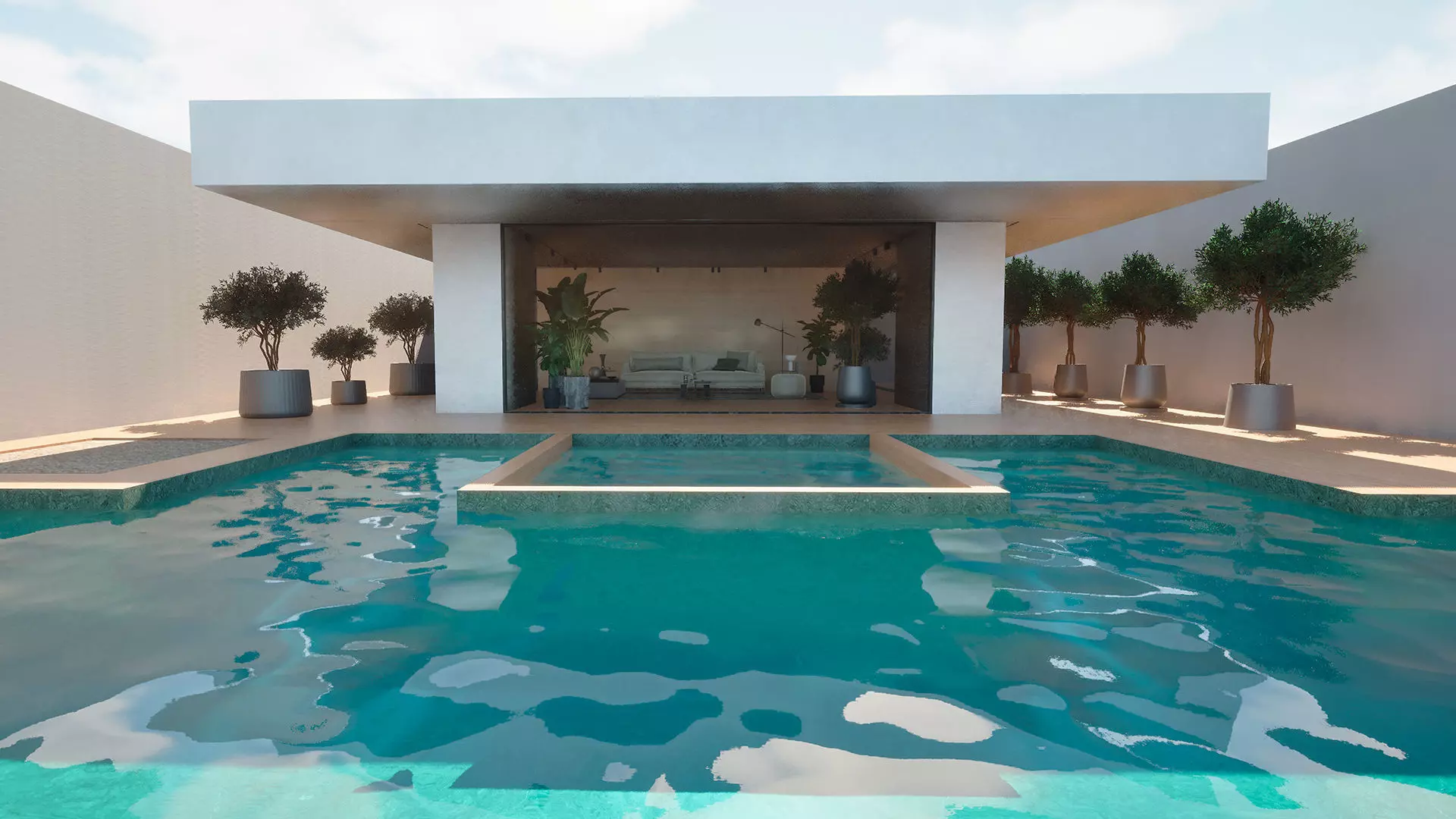 Minimalist Elegance 3D Architectural Visualization 3D model