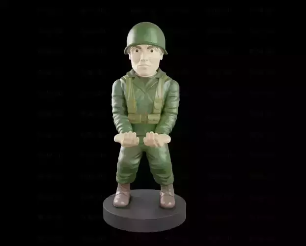 Soldier joystick holder 3D print model