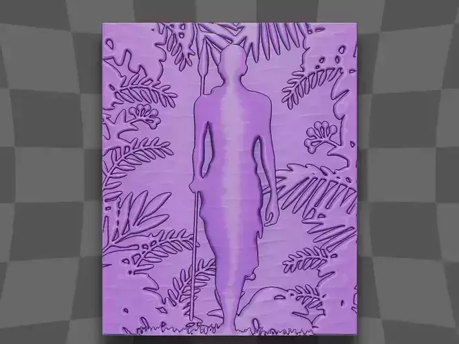 The warrior in the jungle