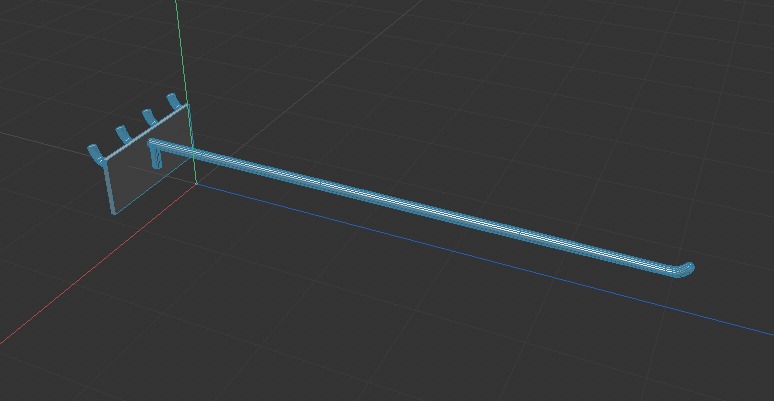 4 Prong Peghook Free 3D model_1