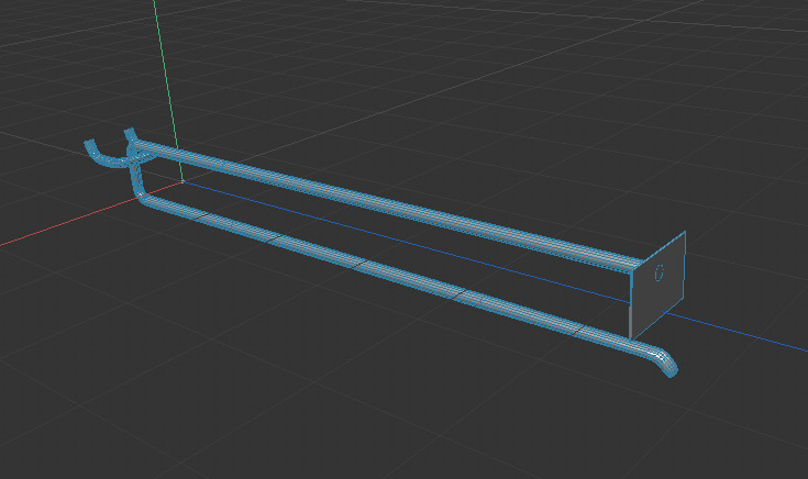 Double Peghook Free 3D model_1