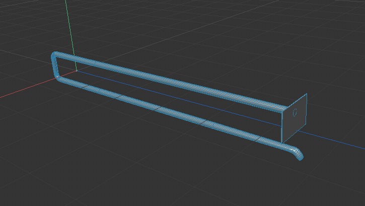 Double Peghook Free 3D model_2
