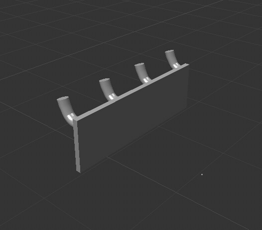 Double 4-Prong Peghook Free 3D model_5