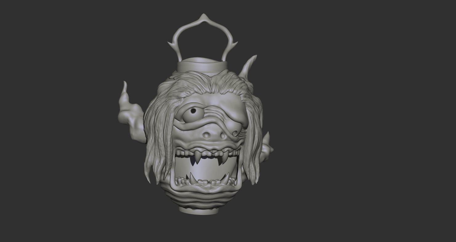 Chochin obake yokai  3D print model_8